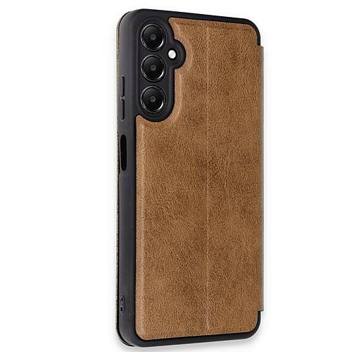 Galaxy A26 K�l�f Flip Cover - Taba