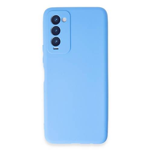 Camon 18 K�l�f First Silikon - Mavi
