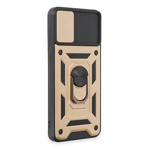 Galaxy A04E K�l�f Pars Lens Y�z�kl� Silikon - Gold