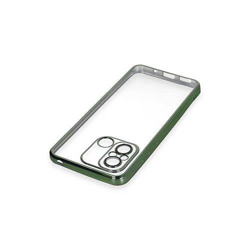 Redmi 12C K�l�f Razer Lensli Silikon - Ye�il