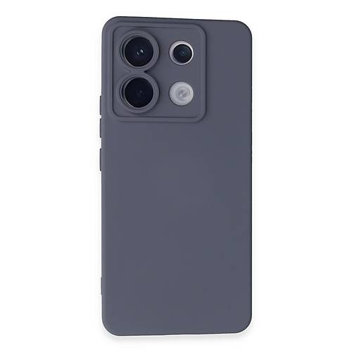 Redmi Note 13 Pro 5G K�l�f Nano i�i Kadife Silikon - Gri
