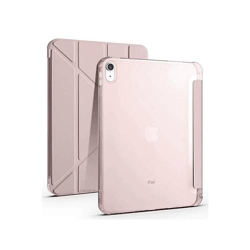 iPad 2022 10.9 (10.nesil) K�l�f Kalemlikli Mars Tablet K�l�f� - Rose Gold