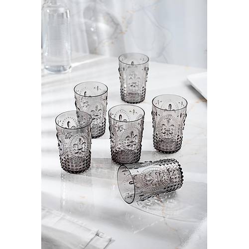 Akrilik F�me Tekli K�sa Bardak & Su Me�rubat Kahve Yan� Barda�� 400 ml ( Cam De�ildir )