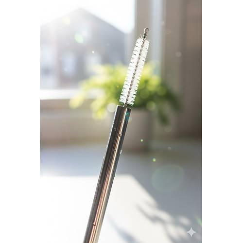 3�l� Paslanmaz �elik Pipet Temizleme F�r�as� Seti