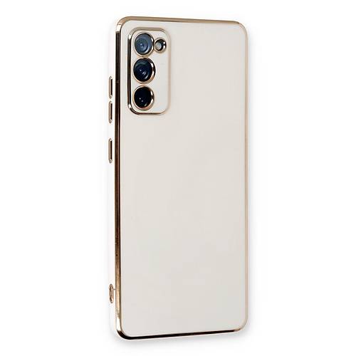 Galaxy S20 FE K�l�f Volet Silikon - Beyaz