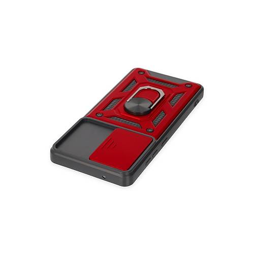 Galaxy S20 FE K�l�f Pars Lens Y�z�kl� Silikon - K�rm�z�