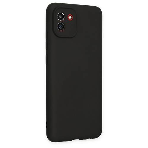 Galaxy A03 K�l�f First Silikon - Siyah