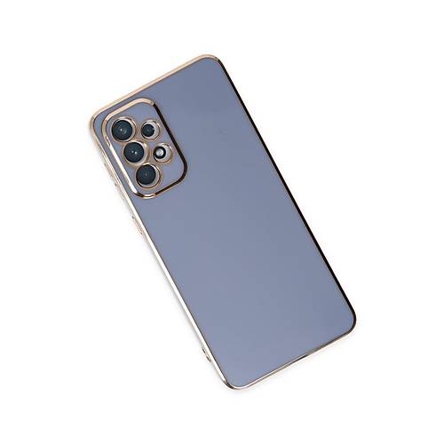 Galaxy A73 5G K�l�f Volet Silikon - Mavi