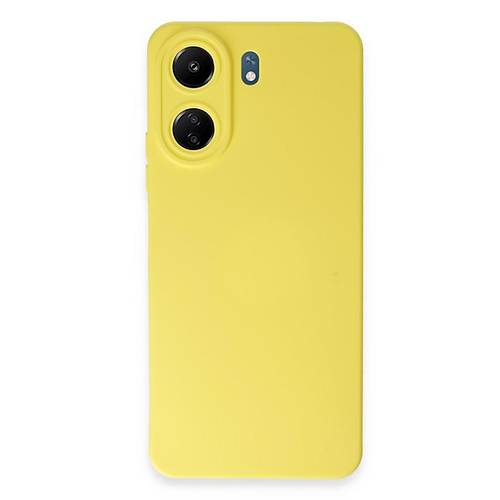Redmi 13C K�l�f Nano i�i Kadife Silikon - Sar�