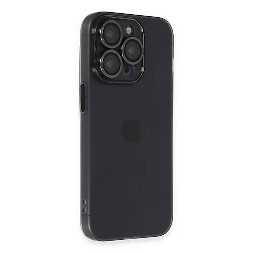 iPhone 14 Pro K�l�f Luko Lens Silikon - Siyah