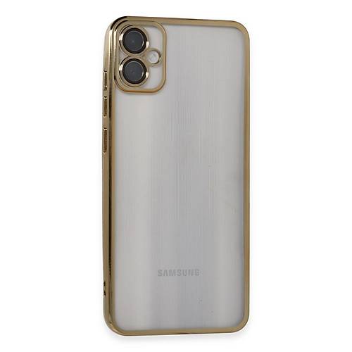 Galaxy A05 K�l�f Razer Lensli Silikon - Gold