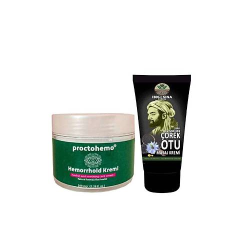 Proctohemo 100 ml Rahatlat�c� Kremi + �bni Sina ��rek Otu Kremi 50 ml