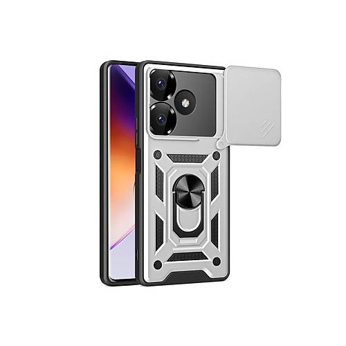 Redmi 13 4G K�l�f Pars Lens Y�z�kl� Silikon - G�m��
