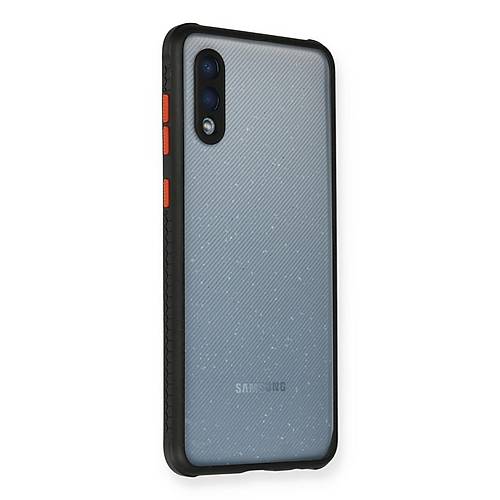 Galaxy A02 K�l�f Miami �effaf Silikon - Siyah