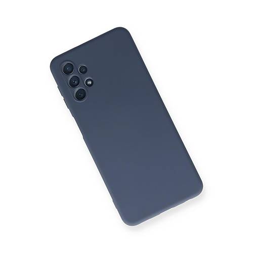 Galaxy A52 K�l�f Nano i�i Kadife Silikon - Gri