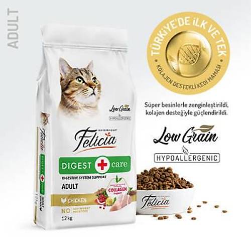 Hypoallergenic Tavuklu D���k Tah�ll� Yeti�kin Kedi Mamas� 12 Kg