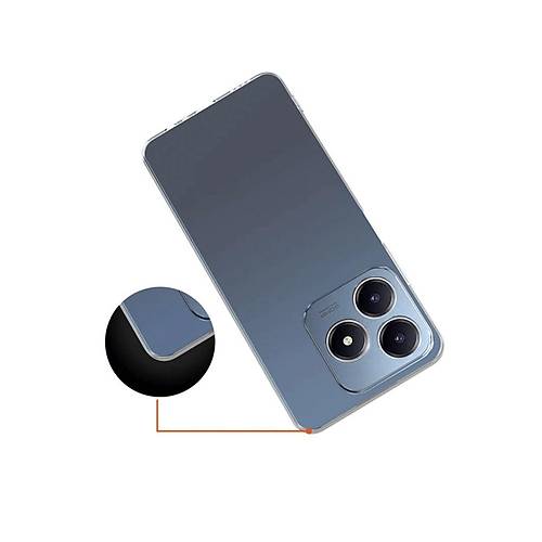 Realme C61 K�l�f L�x �effaf Silikon