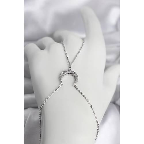 Pirin� G�m�� Renk Hilal Model Zirkon Ta�l� Kad�n �ahmeran