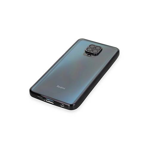 Redmi Note 9 Pro K�l�f Razer Lensli Silikon - Siyah