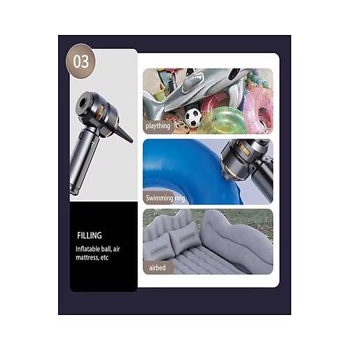 ST-6659 Plus Kablosuz El S�p�rgesi & Hava �fleme (2'si 1 Arada)