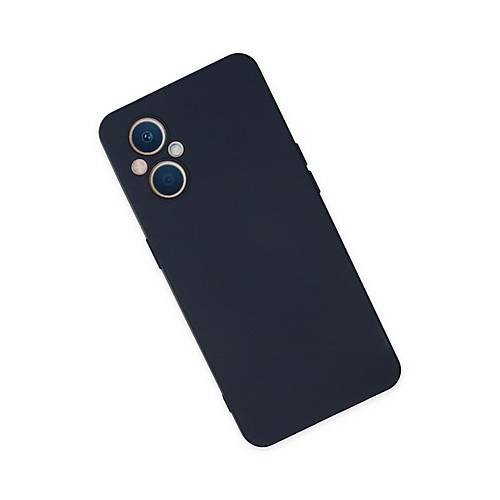 Reno 7 Lite K�l�f Nano i�i Kadife Silikon - Lacivert