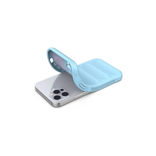 iPhone 12 Pro K�l�f Optimum Silikon - Sky Blue