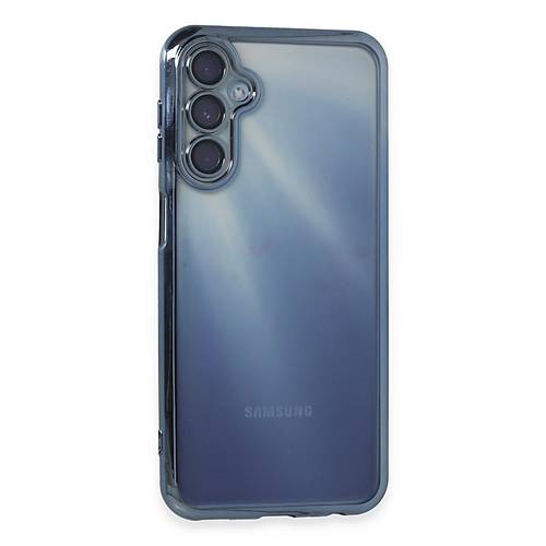 Galaxy A25 5G K�l�f Razer Lensli Silikon - A��k Mavi