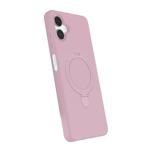 Galaxy A06 Regal Magsafe Standl� Kapak - A��k Pembe