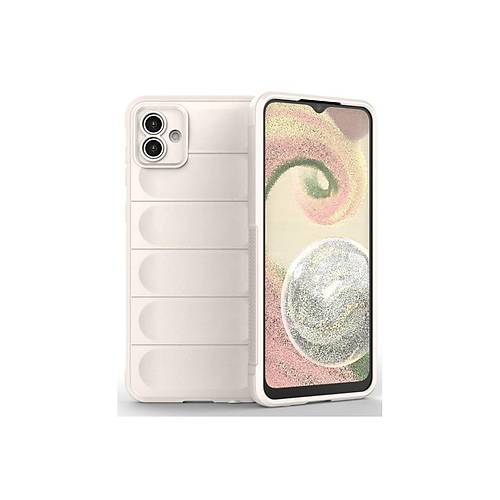 Galaxy A04E K�l�f Optimum Silikon - Krem