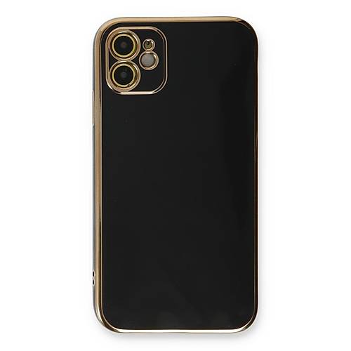 iPhone 11 K�l�f Volet Silikon - Siyah