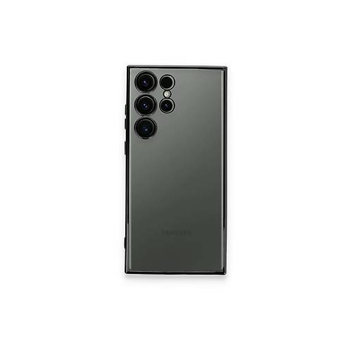 Galaxy S23 Ultra K�l�f Razer Lensli Silikon - Siyah