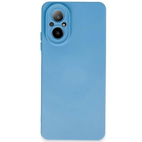 Realme 12 Lite K�l�f Nano i�i Kadife Silikon - Mavi