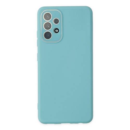 Galaxy A33 5G K�l�f Lansman Glass Kapak - Turkuaz