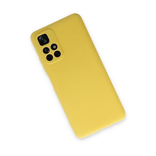 Redmi Note 11T K�l�f Nano i�i Kadife Silikon - Sar�
