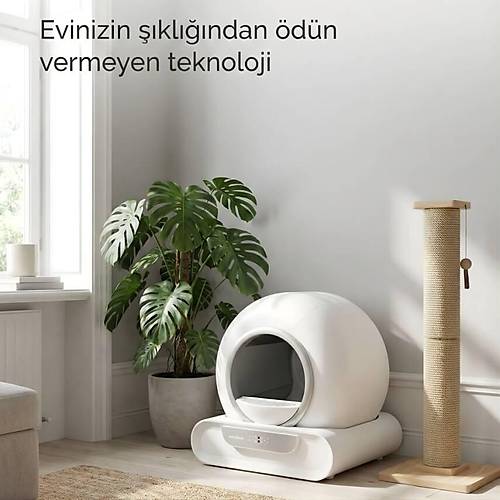 NTL-PW-65BW Yeni Nesil Ak�ll� Kedi Tuvaleti, Otomatik Kedi Tuvaleti