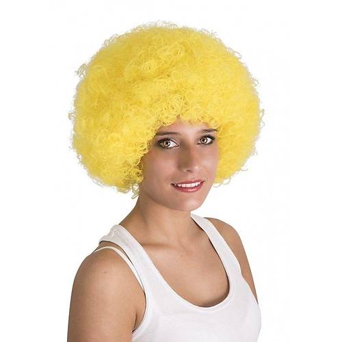 Sar� Renk K�v�rc�k Afro Bonus Peruk