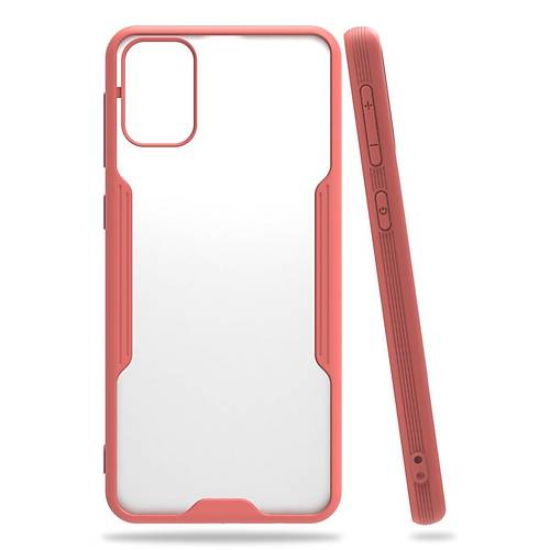 Galaxy M31 K�l�f Platin Silikon - Pembe