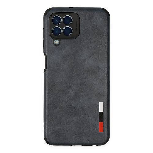 Galaxy M33 K�l�f Loop Deri Silikon - Lacivert