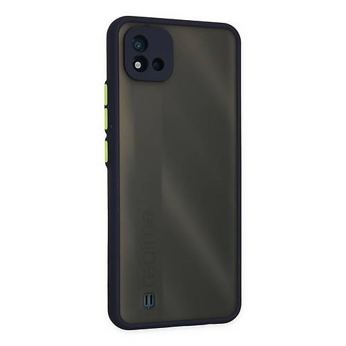 Realme C11 2021 K�l�f Montreal Silikon Kapak - Lacivert