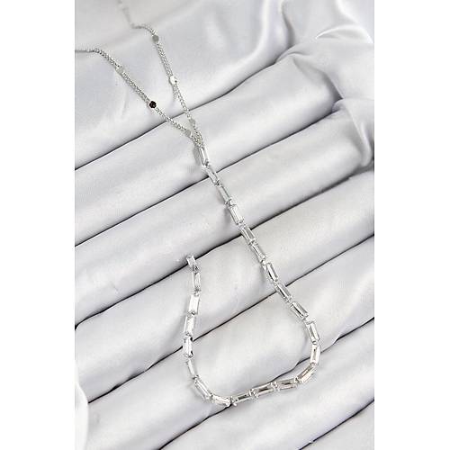 Pirin� Zirkon Ta�l� Model G�m�� Renk Y Kolye