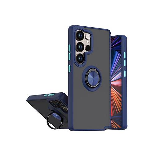 Galaxy S26 Ultra Montreal Y�z�kl� Silikon Kapak - Lacivert