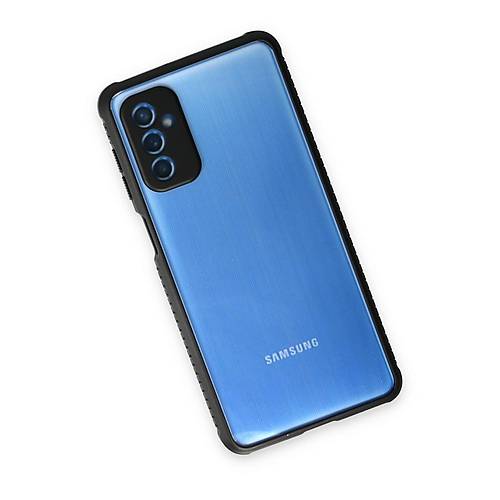 Galaxy M52 5G K�l�f Miami �effaf Silikon - Siyah
