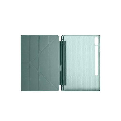 Galaxy X510 Tab S9 FE 11 K�l�f Kalemlikli Mars Tablet K�l�f� - Koyu Ye�il