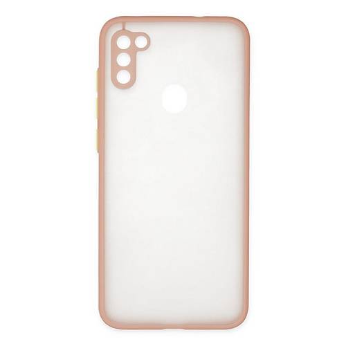 Galaxy A11 K�l�f Montreal Silikon Kapak - Pembe