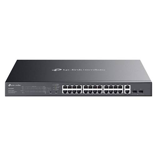 TP-LINK OMADA ES228GMP 28 PORT GIGABIT + 2XGIGABIT SFP Y�NET�LEB�L�R 384W POE METAL KASA SWITCH