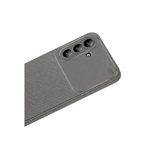 Galaxy A56 K�l�f Auto Focus Karbon Kapak - Gri