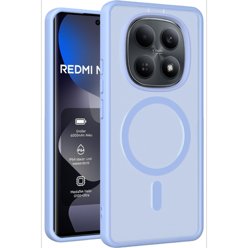 Redmi Note 15 Pro 4G Jota Magsafe Kapak - A��k Mavi
