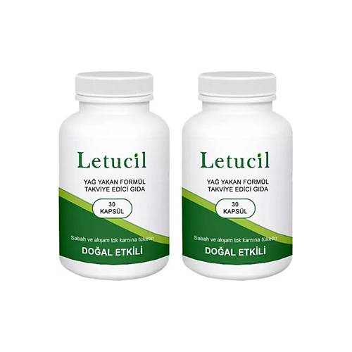 Letucil Destekleyici �r�n 30 Lu Ye�il �ay ve Biberiyeli G�� Deste�i X 2 ADET