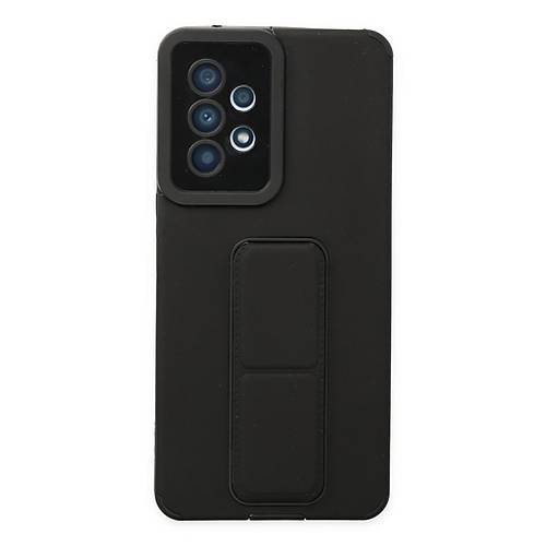 Galaxy A53 5G K�l�f Mega Standl� Silikon - Siyah