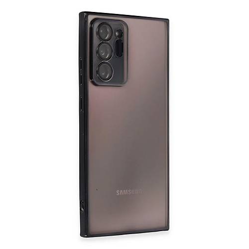 Galaxy Note 20 Ultra K�l�f Razer Lensli Silikon - Siyah